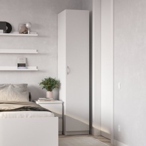 Шкаф ПЕГАС однодверный, цвет белый в Снежинске - snezhinsk.ok-mebel.com | фото 4