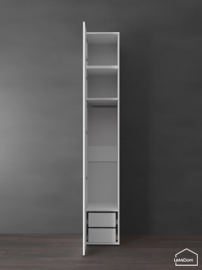 Шкаф с антресолью Linnea MHR-1POA-3 2450х400х510 (Белый-М 11.1.2) в Снежинске - snezhinsk.ok-mebel.com | фото 5