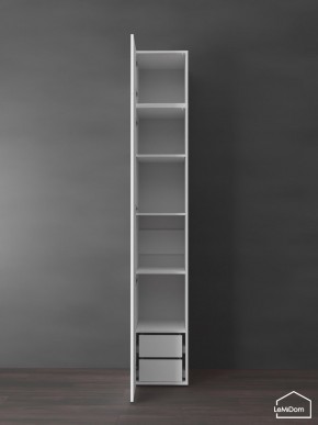 Шкаф с антресолью Linnea MHR-1POA-4 2450х400х510 (Белый-М 11.1.1) в Снежинске - snezhinsk.ok-mebel.com | фото 6