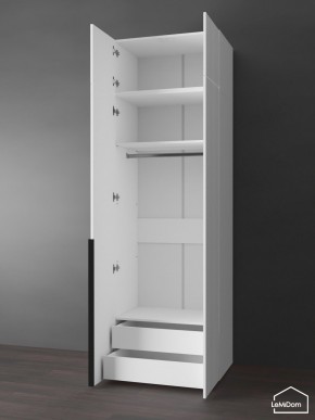Шкаф с антресолью Linnea MHR-2A-3 2450х800х510 (Белый-М 11.1.2) в Снежинске - snezhinsk.ok-mebel.com | фото 5