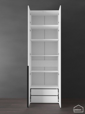 Шкаф с антресолью Linnea MHR-2A-4 2450х800х510 (Белый-М 11.1.2) в Снежинске - snezhinsk.ok-mebel.com | фото 6