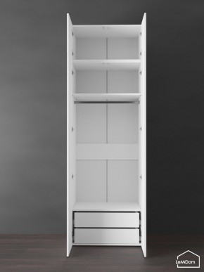 Шкаф с антресолью Linnea MHR-2POA-3 2450х800х510 (Белый-М 11.1.1) в Снежинске - snezhinsk.ok-mebel.com | фото 5