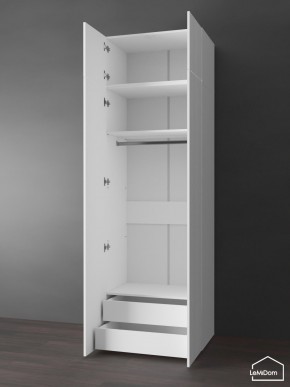 Шкаф с антресолью Linnea MHR-2POA-3 2450х800х510 (Белый-М 11.1.1) в Снежинске - snezhinsk.ok-mebel.com | фото 6