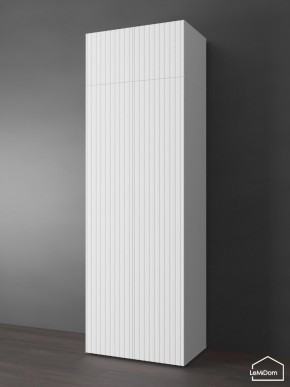 Шкаф с антресолью Linnea MHR-2POA-4 2450х800х510 (Белый-М 11.1.2) в Снежинске - snezhinsk.ok-mebel.com | фото