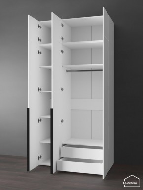 Шкаф с антресолью Linnea MHR-3A-2 2450х1200х510 (Белый-М 11.1.2) в Снежинске - snezhinsk.ok-mebel.com | фото 5
