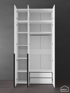 Шкаф с антресолью Linnea MHR-3A-2 2450х1200х510 (Белый-М 11.1.2) в Снежинске - snezhinsk.ok-mebel.com | фото 6