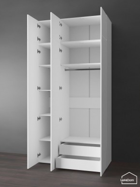 Шкаф с антресолью Linnea MHR-3POA-2 2450х1200х510 (Белый-М 11.1.2) в Снежинске - snezhinsk.ok-mebel.com | фото 5