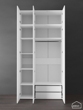 Шкаф с антресолью Linnea MHR-3POA-2 2450х1200х510 (Белый-М 11.1.2) в Снежинске - snezhinsk.ok-mebel.com | фото 6