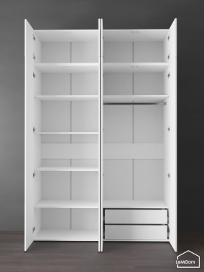 Шкаф с антресолью Linnea MHR-4POA-2 2450х1600х510 (Белый-М 11.1.2) в Снежинске - snezhinsk.ok-mebel.com | фото 5