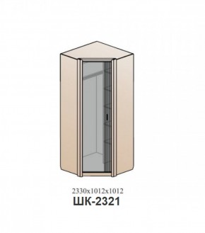 Шкаф ШЕР Дуб серый/айронвуд серебро (ШК-2321) в Снежинске - snezhinsk.ok-mebel.com | фото