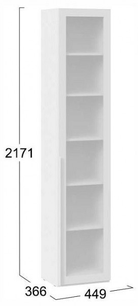 Шкаф-витрина Порто СМ-393.07.213 в Снежинске - snezhinsk.ok-mebel.com | фото 4