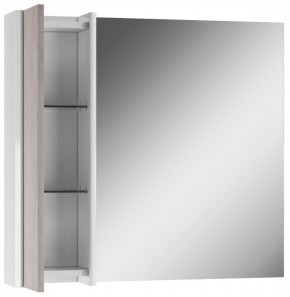 Шкаф-зеркало Uno 80 Дуб серый левый/правый Домино (DU1504HZ) в Снежинске - snezhinsk.ok-mebel.com | фото 4