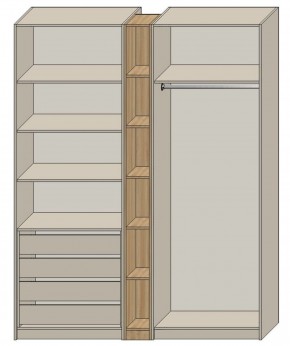 Спальня Серый камень + Кровать (серии «ГЕСТИЯ») в Снежинске - snezhinsk.ok-mebel.com | фото 7