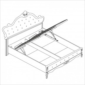 Спальня Мишель 6-ти ств (белый матовый/экокожа) в Снежинске - snezhinsk.ok-mebel.com | фото 4