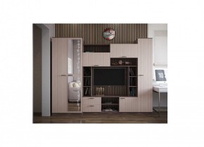 Стенка Марта 11 (Ясень темный/светлый) в Снежинске - snezhinsk.ok-mebel.com | фото 2