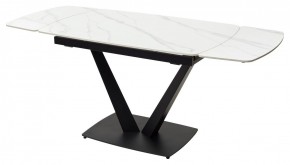 Стол ALATRI 120 MATT WHITE MARBLE SOLID CERAMIC / BLACK, ®DISAUR в Снежинске - snezhinsk.ok-mebel.com | фото 10