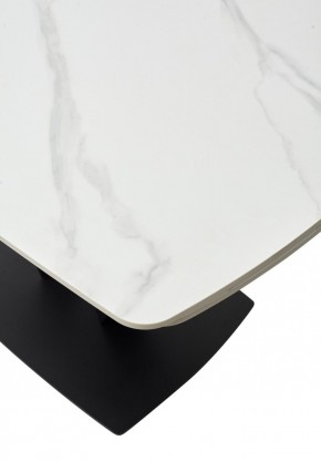 Стол ALATRI 120 MATT WHITE MARBLE SOLID CERAMIC / BLACK, ®DISAUR в Снежинске - snezhinsk.ok-mebel.com | фото 11