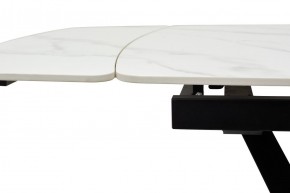 Стол ALATRI 120 MATT WHITE MARBLE SOLID CERAMIC / BLACK, ®DISAUR в Снежинске - snezhinsk.ok-mebel.com | фото 5