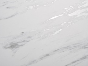 Стол BELLUNO 160 MARBLES KL-99 Белый мрамор матовый, итальянская керамика/ белый каркас, ®DISAUR в Снежинске - snezhinsk.ok-mebel.com | фото 9