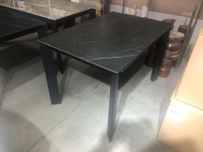 Стол CORNER 120 MATT BLACK MARBLE SOLID CERAMIC / BLACK, ®DISAUR в Снежинске - snezhinsk.ok-mebel.com | фото 2