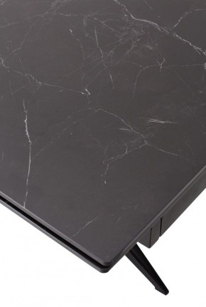 Стол FORIO 160 MATT BLACK MARBLE SOLID CERAMIC / BLACK, ®DISAUR в Снежинске - snezhinsk.ok-mebel.com | фото 9