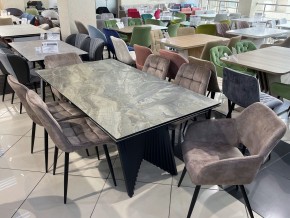 Стол IVAR 180 MARBLES KL-80 Серый мрамор, итальянская керамика, ®DISAUR в Снежинске - snezhinsk.ok-mebel.com | фото 11