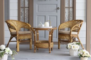 Стол круглый Пеланги 02/15 (Миндаль матовый) в Снежинске - snezhinsk.ok-mebel.com | фото 3