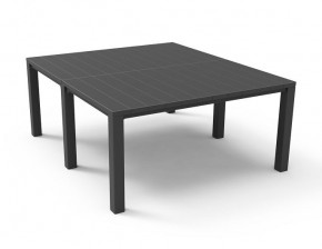 Стол раскладной Джули (Julie Double table 2 configurations) Графит в Снежинске - snezhinsk.ok-mebel.com | фото 3