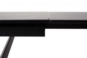 Стол RIETI 200 NERO KL-116 Черный мрамор матовый, итальянская керамика/ черный каркас, ®DISAUR в Снежинске - snezhinsk.ok-mebel.com | фото 3