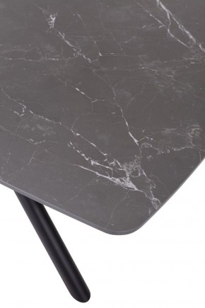 Стол RIVOLI 140 MATT BLACK MARBLE SOLID CERAMIC / BLACK, ®DISAUR в Снежинске - snezhinsk.ok-mebel.com | фото 10