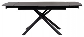 Стол RIVOLI 140 MATT BLACK MARBLE SOLID CERAMIC / BLACK, ®DISAUR в Снежинске - snezhinsk.ok-mebel.com | фото 2