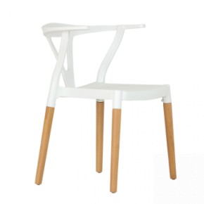 Стул Barneo N-218 Wishbone интерьерный кухонный белый в Снежинске - snezhinsk.ok-mebel.com | фото