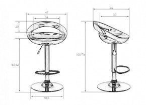 Стул барный DOBRIN DISCO LM-1010 (белый) в Снежинске - snezhinsk.ok-mebel.com | фото 2