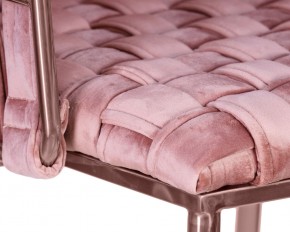 Стул барный DOBRIN EMMA ROSE GOLD, розовый велюр (VF-10) в Снежинске - snezhinsk.ok-mebel.com | фото 7