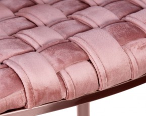 Стул барный DOBRIN EMMA ROSE GOLD, розовый велюр (VF-10) в Снежинске - snezhinsk.ok-mebel.com | фото 9