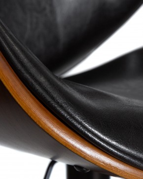 Стул барный DOBRIN JACK BLACK, цвет черный глянец PU ABD 002 в Снежинске - snezhinsk.ok-mebel.com | фото 9