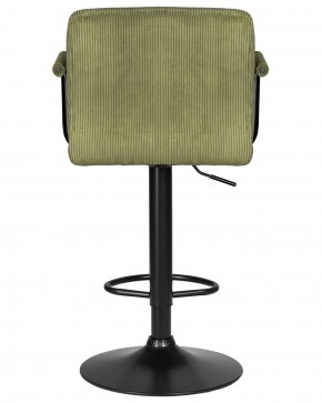 Стул барный DOBRIN KRUGER ARM BLACK, зеленый вельвет (LAR-E2041-7) в Снежинске - snezhinsk.ok-mebel.com | фото 5