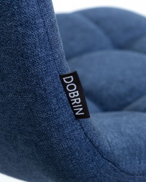 Стул барный DOBRIN NICOLE, черные матовые ножки, синяя ткань (UF860-14B) в Снежинске - snezhinsk.ok-mebel.com | фото 9