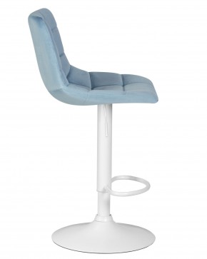 Стул барный DOBRIN TAILOR WHITE, пудрово-голубой велюр (MJ9-74) в Снежинске - snezhinsk.ok-mebel.com | фото 3