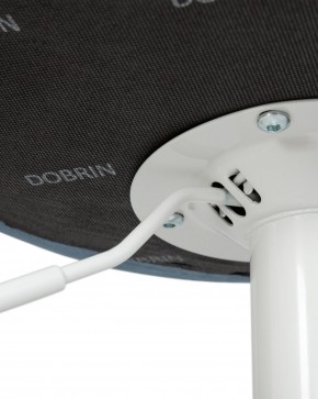 Стул барный DOBRIN TAILOR WHITE, пудрово-голубой велюр (MJ9-74) в Снежинске - snezhinsk.ok-mebel.com | фото 7