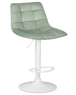 Стул барный DOBRIN TAILOR WHITE, пудрово-мятный велюр (MJ9-87) в Снежинске - snezhinsk.ok-mebel.com | фото