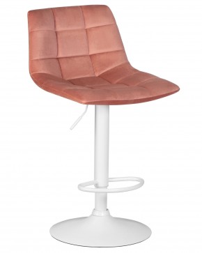Стул барный DOBRIN TAILOR WHITE, пудрово-розовый велюр (MJ9-32) в Снежинске - snezhinsk.ok-mebel.com | фото