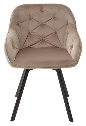 Стул GALE 360 град. поворот. BLUVEL-40 BEIGE, велюр/ черный каркас, М-City в Снежинске - snezhinsk.ok-mebel.com | фото 6