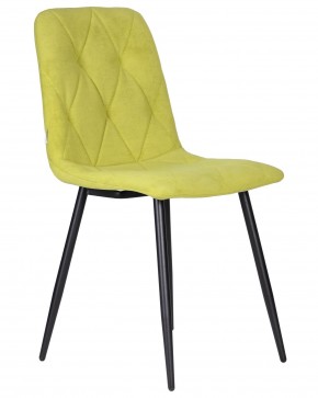 Стул обеденный DOBRIN CHILLY ROMBO, Лайм Simple 14, основание черное в Снежинске - snezhinsk.ok-mebel.com | фото 2