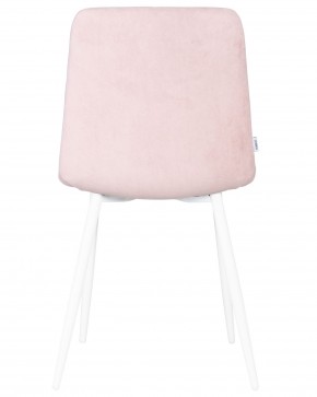 Стул обеденный DOBRIN CHILLY ROMBO, Розовый Simple 03, основание белый в Снежинске - snezhinsk.ok-mebel.com | фото 5