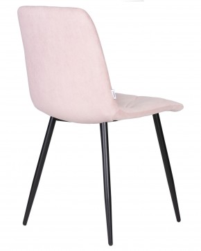 Стул обеденный DOBRIN CHILLY ROMBO, Розовый Simple 03, основание черное в Снежинске - snezhinsk.ok-mebel.com | фото 4