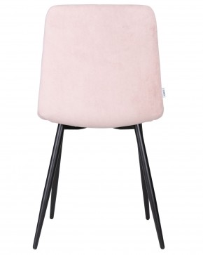 Стул обеденный DOBRIN CHILLY ROMBO, Розовый Simple 03, основание черное в Снежинске - snezhinsk.ok-mebel.com | фото 5