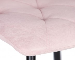 Стул обеденный DOBRIN CHILLY ROMBO, Розовый Simple 03, основание черное в Снежинске - snezhinsk.ok-mebel.com | фото 7