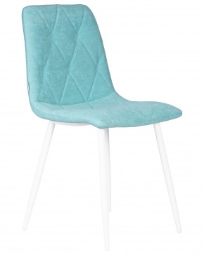 Стул обеденный DOBRIN CHILLY ROMBO, Тиффани Simple 51, основание белый в Снежинске - snezhinsk.ok-mebel.com | фото 2