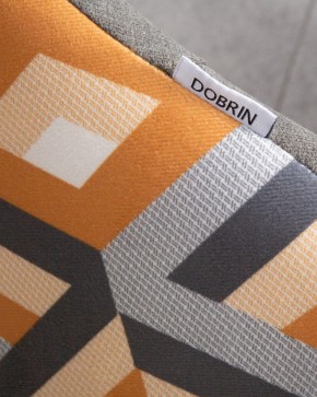 Стул обеденный DOBRIN MARKUS, ЭМАЛЬ ЧЕРНЫЙ МУАР ткань Candy Graphite+Escada Ochre в Снежинске - snezhinsk.ok-mebel.com | фото 10